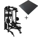 Martech M8 2IN1 Twinratio bundle - 107,5KG plates - Bench & Barbell
