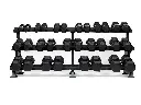 Martech Hex halterset 5-40KG + 3-laags rack 