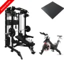 Martech M8 2IN1 Twinratio cardio bundle - 107,5KG plates - Barbell