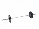 Bumper plate set: 107,5KG bumper plates + Martech PRO Bar 220CM