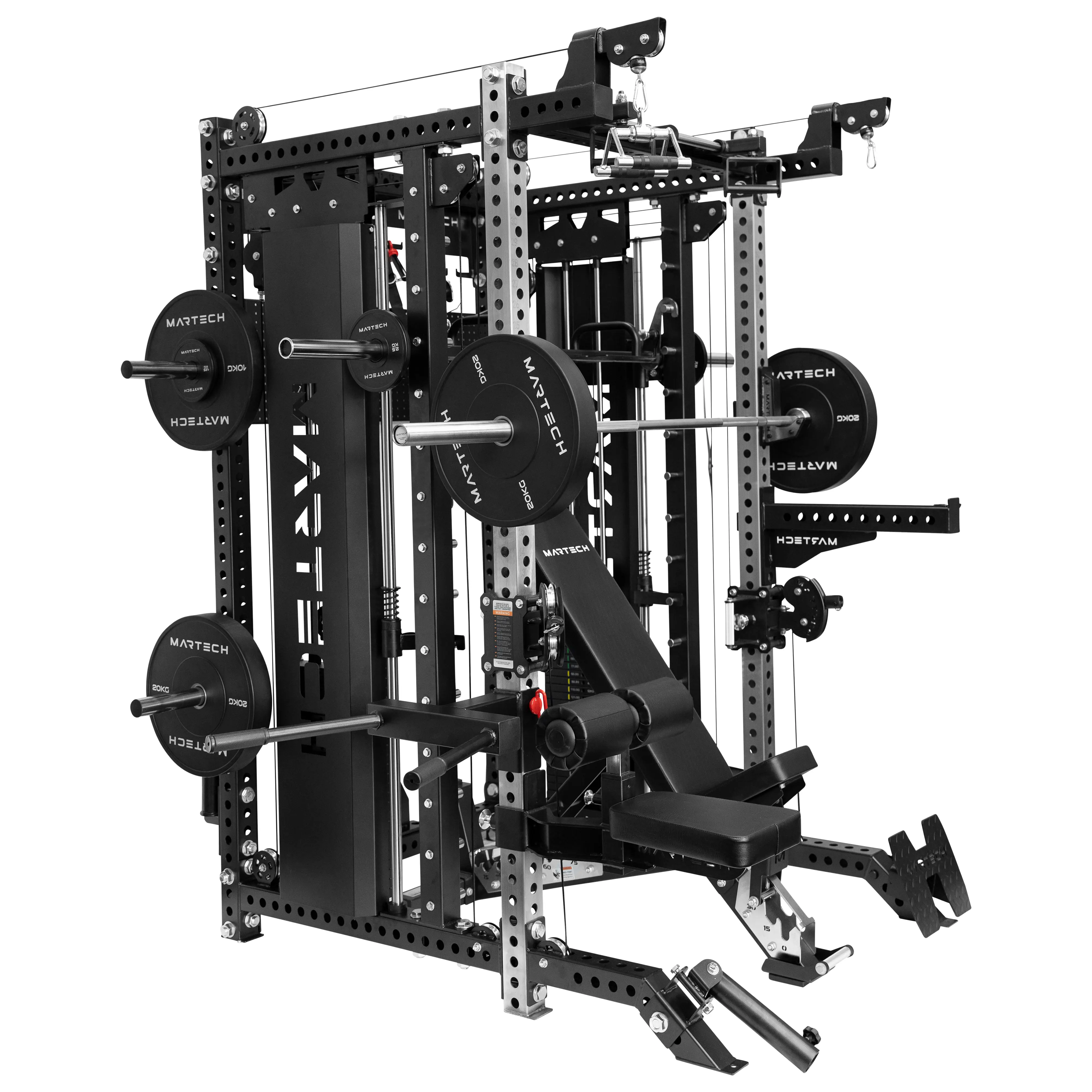 Martech M10 Bundle - Barbell set - Bench - Rack (Zonder halterset)