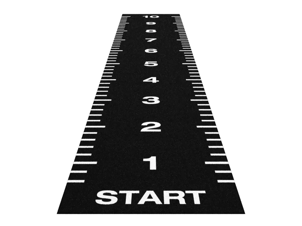 Essential track 10 x 2M - Zwart