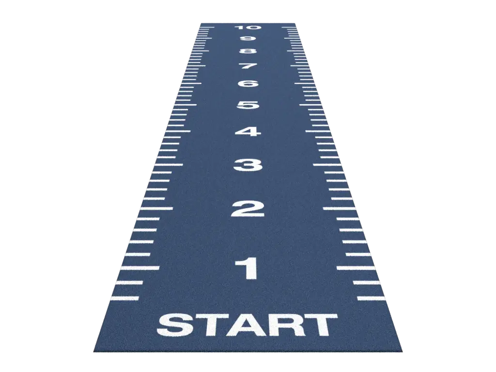 Essential track 10 x 2M - Blauw