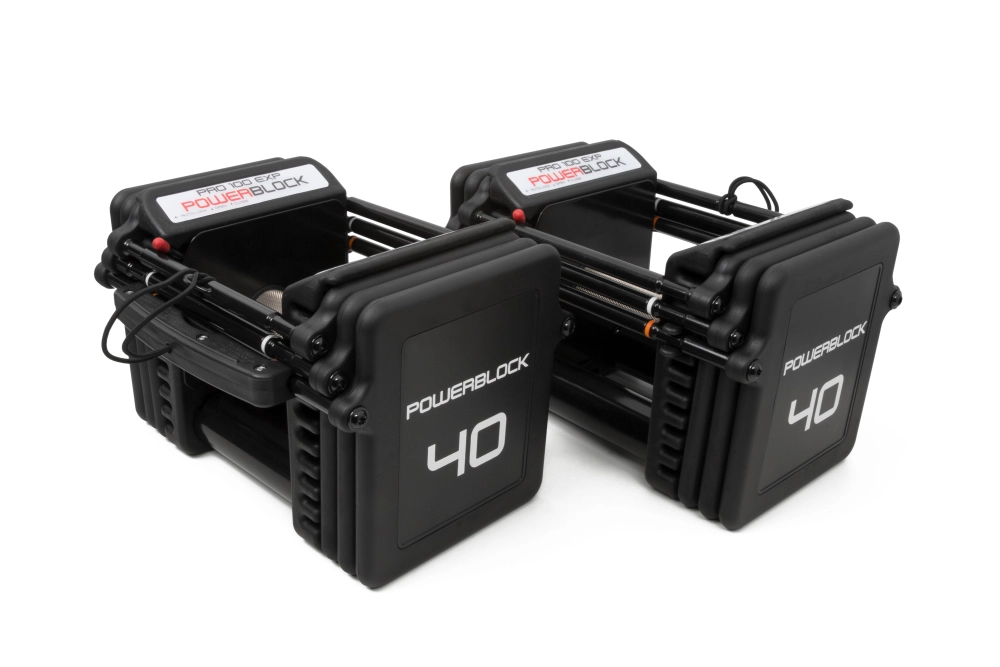 PowerBlock Pro 100 EXP Knurled Stage 1 Set ( 2 - 18KG) (PowerBlock Pro 100 EXP Stage 2 Set)