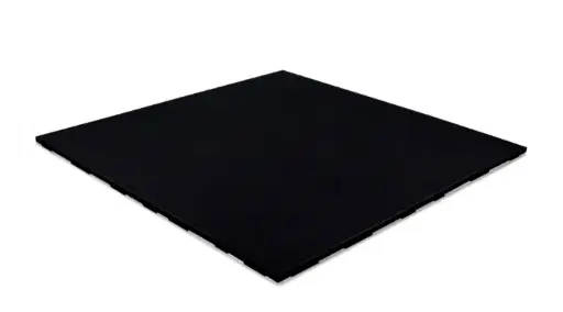 Sportvloer Pure black - Easy clean tegel - 100 x 100 x 2cm 