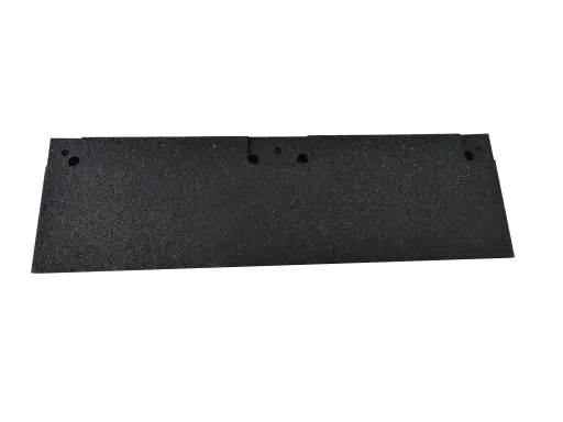 Sportvloer Oploop profiel 2CM X 50CM - Zwart