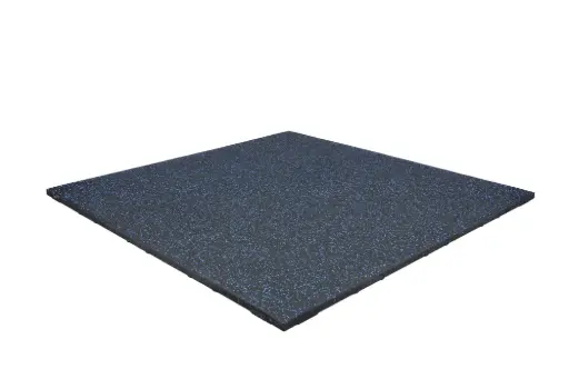 Sportvloer met Blauwe spikkel - Easy clean tegel - 100 x 100 x 2cm  