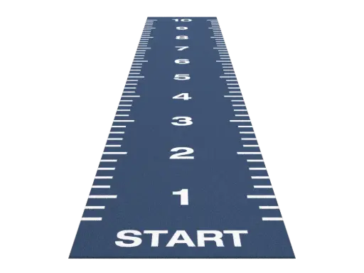 Essential track 10 x 2M - Blauw