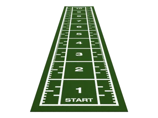 Premium track 10,4 x 2M - Groen