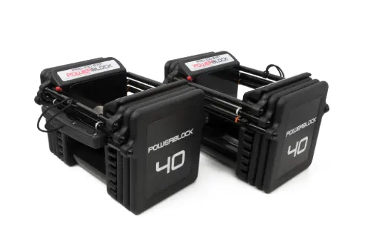 PowerBlock Pro 100 EXP Knurled Stage 1 Set ( 2 - 18KG)